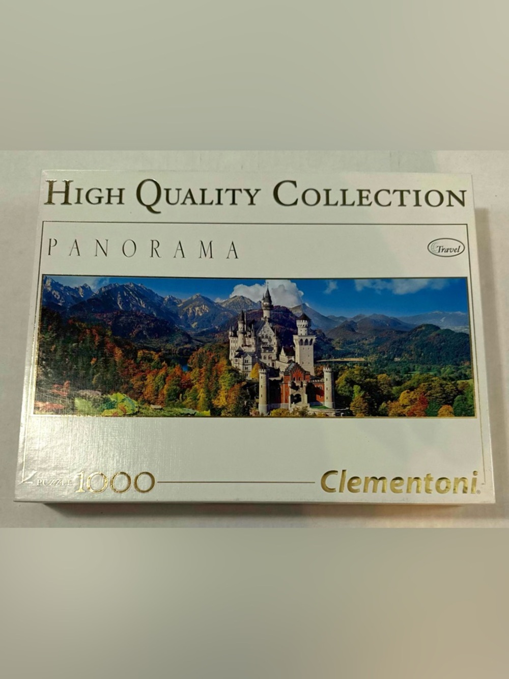 Clementoni Neuschwanstein Castle Panorama 1000 Piece Jigsaw Puzzle High Quality